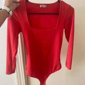 Free People Square Neck Bodysuit